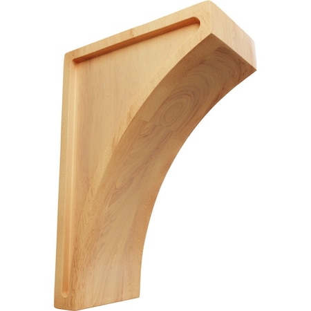 Ekena Millwork 3"W x 5 1/2"D x 8"H Medium Lawson Wood Corbel, Red Oak CORW03X05X08LWRO